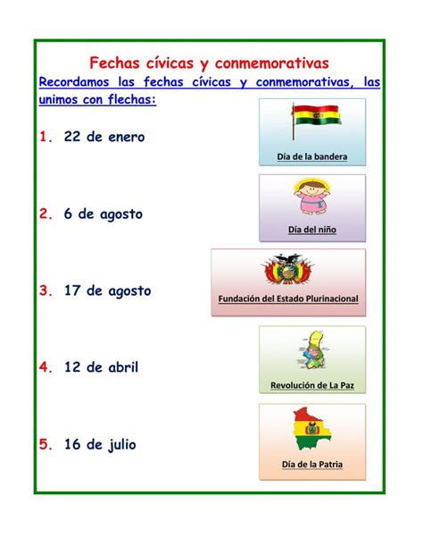 fechas cívicas de colombia